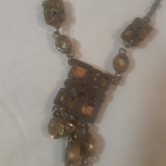 JS Necklace and Earring Set - Picture 5 of 5